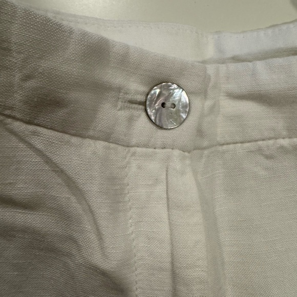 H&M Linen Blend White Trousers - Picture 4 of 4